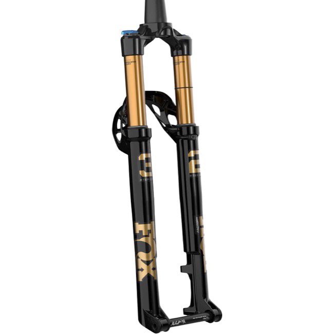 Suspension Fork Fox Shox FOX 32 Step-Cast Factory Suspension Fork - 29" 100 mm 15 x 110 mm Kabolt SL 44mm Offset GRIP SL Damper 3-Position Shiny BLK Dark Slate Gray