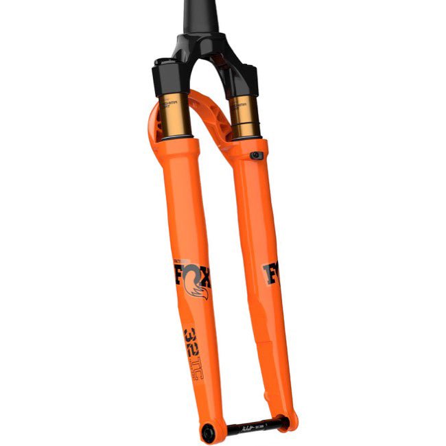Suspension Fork Fox Shox Fox Shox 32 Factory TC Fork 700c 45r 40mm Grip SL Orange Dark Slate Gray