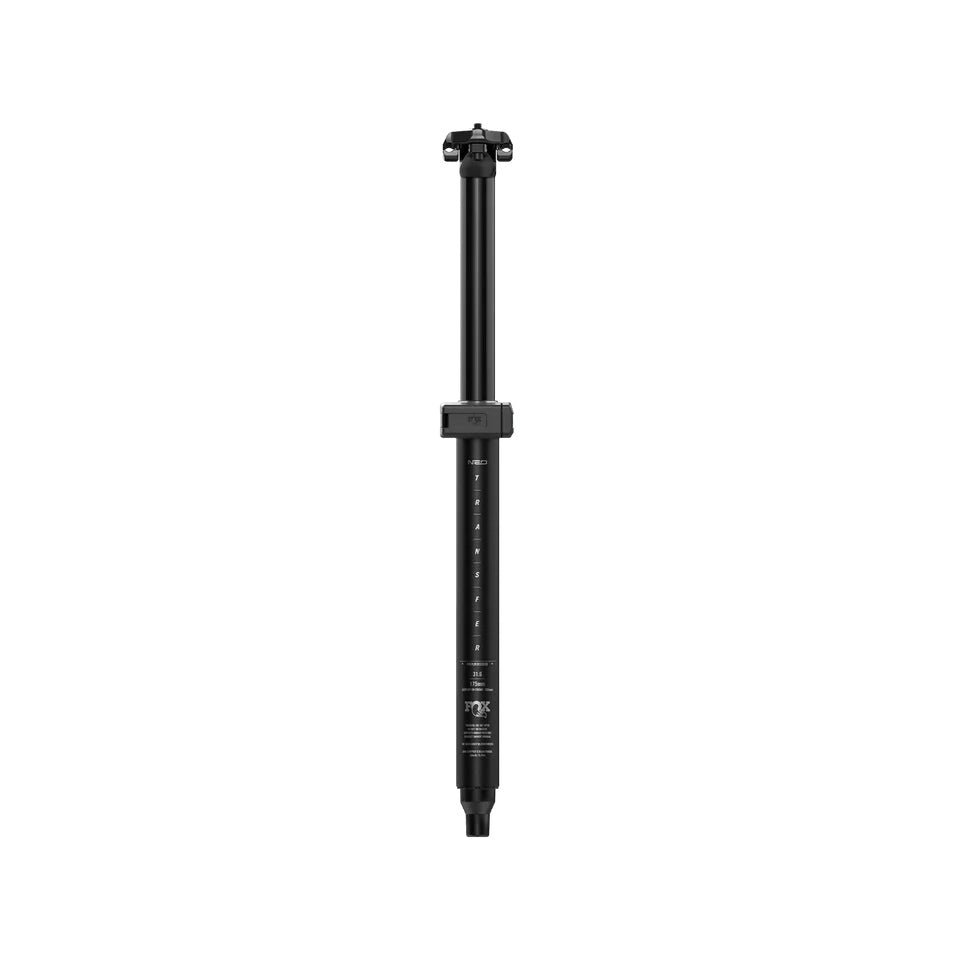 Dropper Posts Fox Shox FOX Transfer Factory Neo Wireless Dropper Seatpost - 30.9 mm 100 mm Internal Routing Kashima Coat Dark Slate Gray