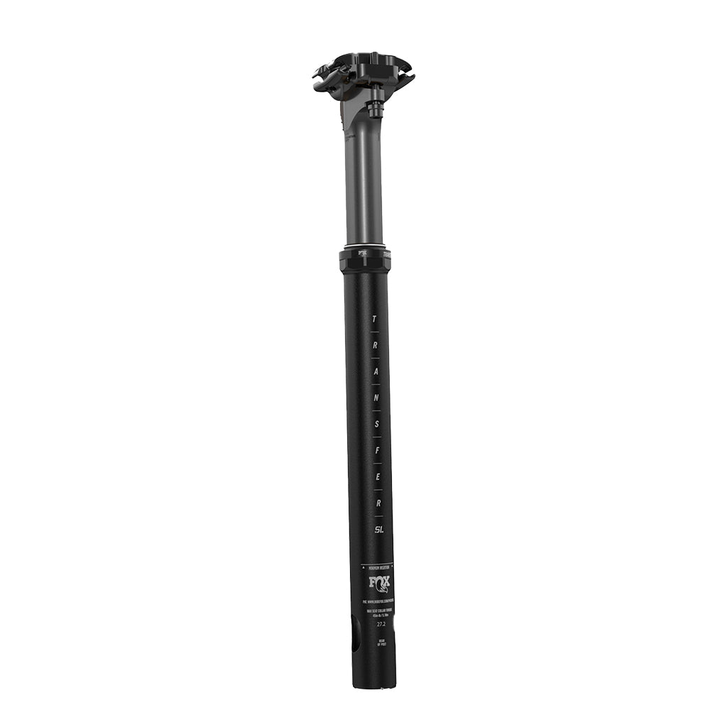 Dropper Posts Fox Shox FOX Transfer SL Factory Dropper Seatpost - 31.6 125 mm Internal Routing Kashima Coat Upper Dark Slate Gray