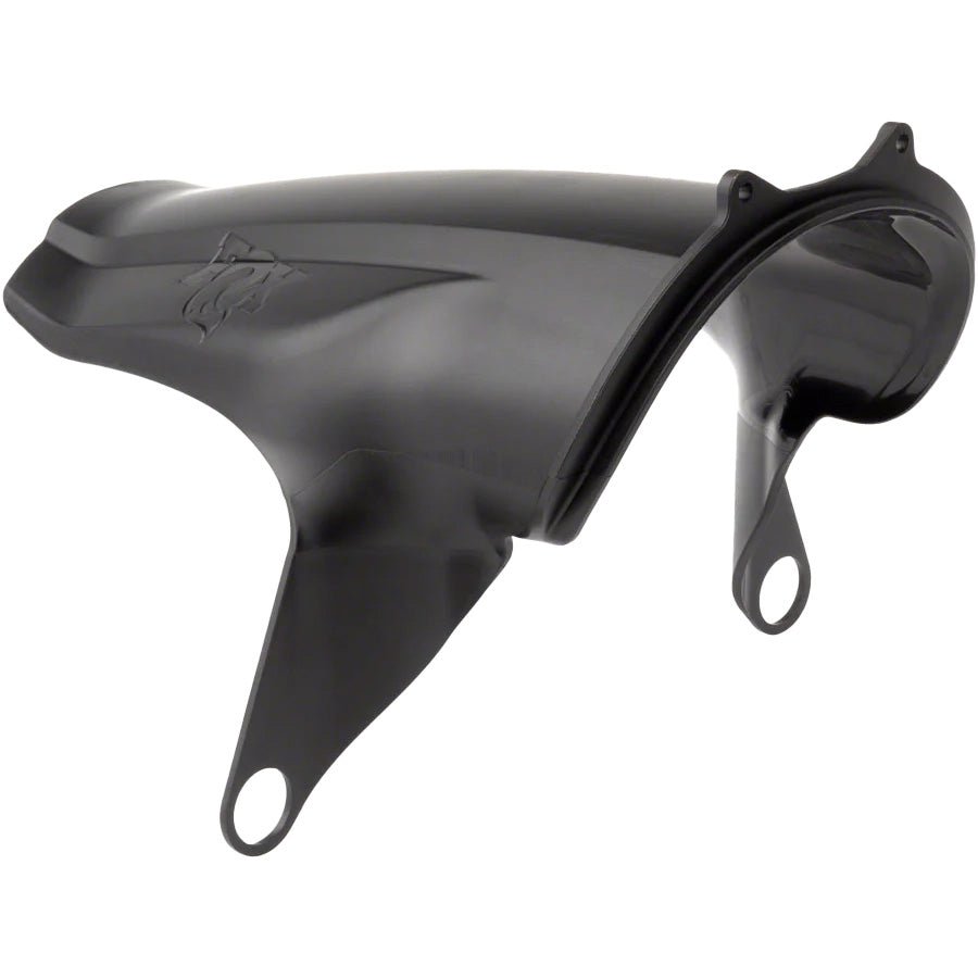 Clip-On Fender Fox Shox FOX Mudguard Fork Fender - 36/38 Direct-Mount Black Dark Slate Gray