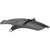 Clip-On Fender Fox Shox FOX Mudguard Fork Fender - 40 Direct-Mount Black Dim Gray
