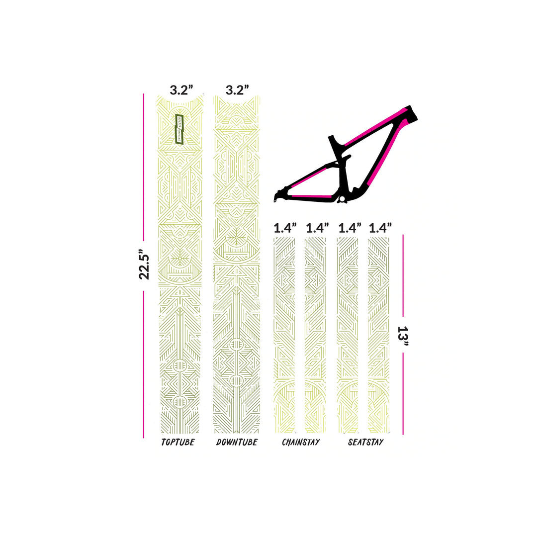 Ground Keeper Chainstay/Frame Protection ( ) - Dragonspine Cycling