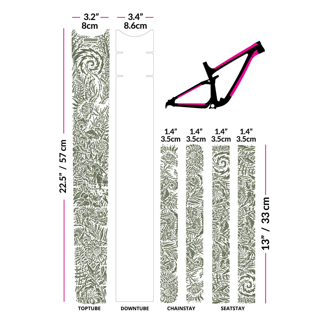 Ground Keeper Chainstay/Frame Protection ( ) - Dragonspine Cycling