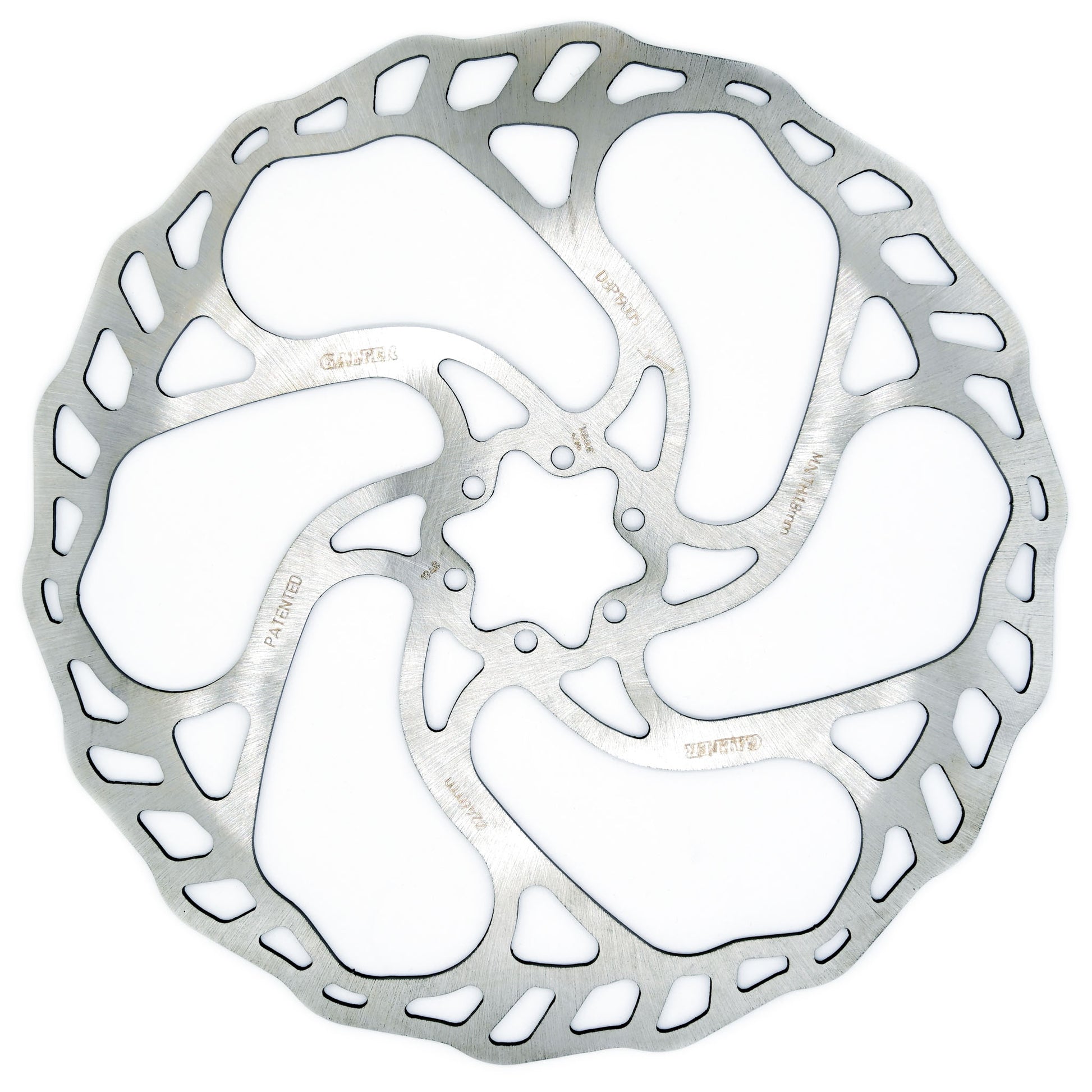 Disc Rotor Galfer Galfer 246mm Rotor 6-Bolt  2.3mm Wave Silver Light Gray