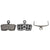 Disc Brake Pads Galfer Galfer SRAM Code R/RSC/Guide RE Disc Brake Pads - Standard Compound Dim Gray