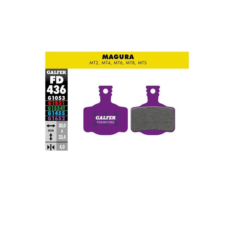 Disc Brake Pads Galfer Galfer Magura MT2/4/6/8/S Campagnolo H11 Disc Brake Pads - E-Bike Compound Dark Slate Blue