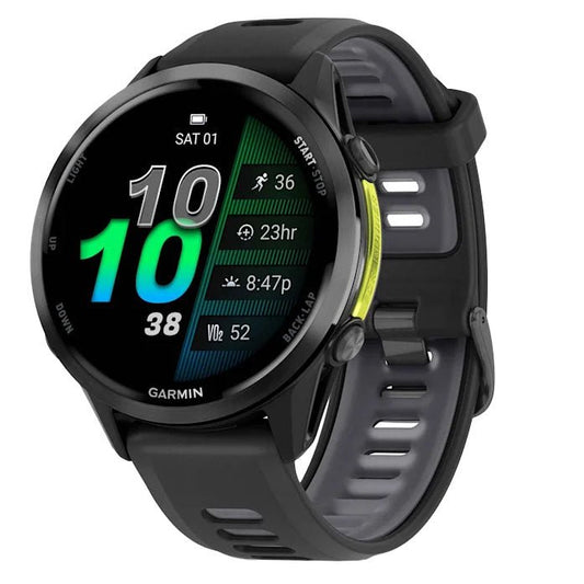 Computers and Accessories Garmin Garmin Forerunner 970 SmartWatch - Black/Amp Yellow Dark Slate Gray