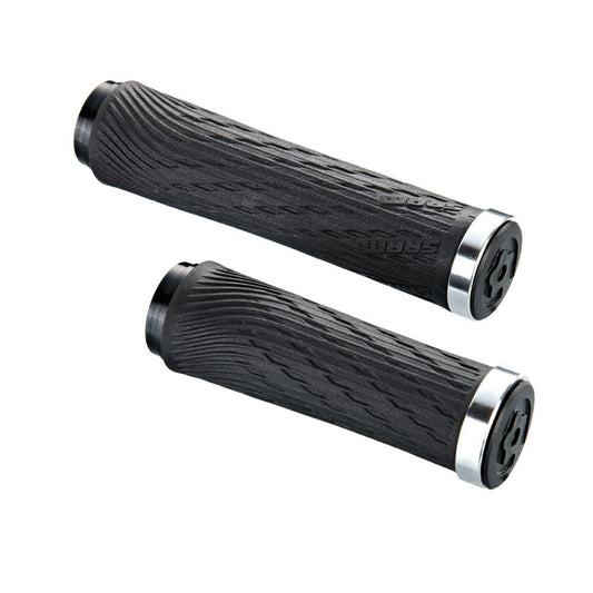 Lock-On Grips SRAM SRAM XX1 100/122mm Locking Grips Black Dark Slate Gray