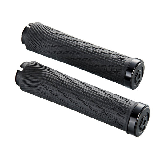 Lock-On Grips SRAM SRAM XX/X0 122mm Replacement Locking Grips Black Dark Slate Gray