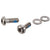 Disc Brake Parts SRAM SRAM Flat Mount Disc Caliper Bracket Bolts 15mm Stainless Steel Dark Gray