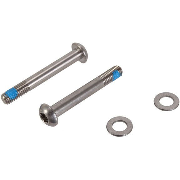 Disc Brake Parts SRAM SRAM Flat Mount Disc Caliper Bracket Bolts 37mm Stainless Steel Light Slate Gray