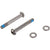 Disc Brake Parts SRAM SRAM Flat Mount Disc Caliper Bracket Bolts 37mm Stainless Steel Light Slate Gray