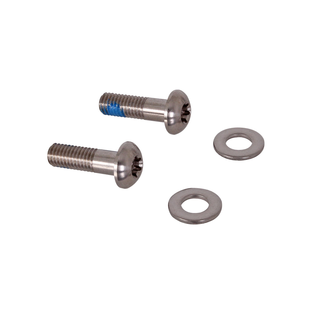 Disc Brake Parts SRAM SRAM Flat Mount Disc Caliper Bracket Bolts 17mm Stainless Steel Dim Gray