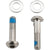 Disc Brake Parts SRAM SRAM Flat Mount Disc Caliper Bracket Bolts 22mm Stainless Steel Gray