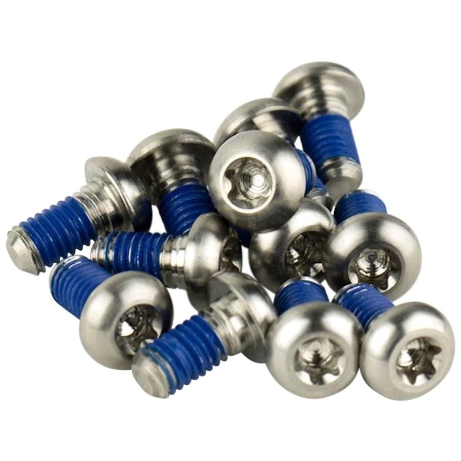 Disc Rotor SRAM SRAM Titanium T25 Rotor Bolt Kit - Silver Set of 12 Dark Slate Gray