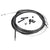 Cables and Housing SRAM SRAM 5mm Wire Mountain Bike Brake Set Black Dark Slate Gray