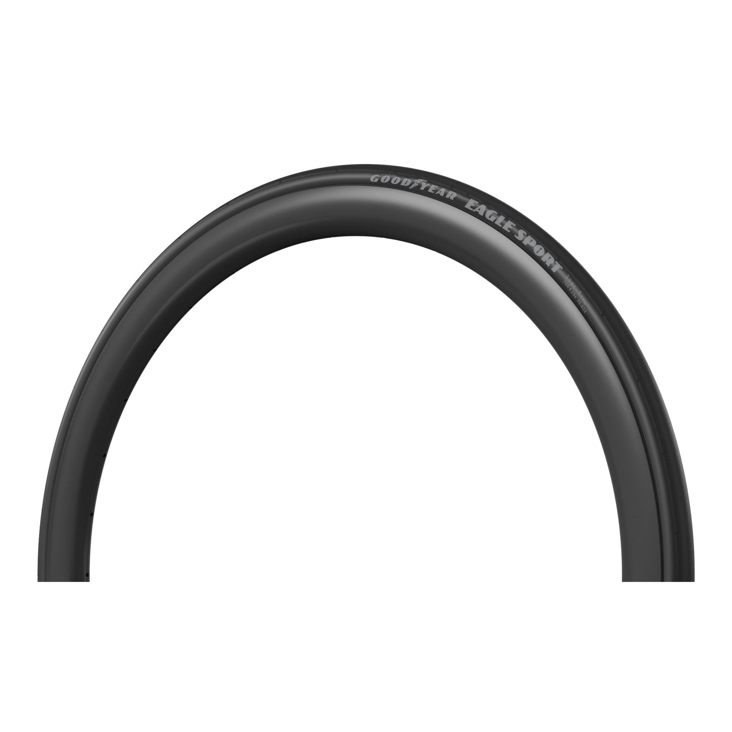 Tires Goodyear Goodyear Eagle Sport Tube Type Tire 700 x 25C Black Dark Slate Gray