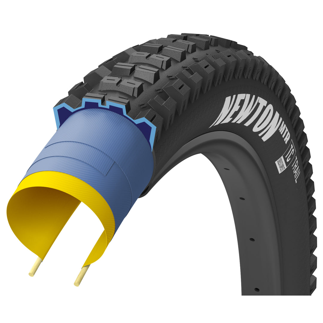 Tires Goodyear Goodyear Newton MTR Trail Tubeless 29x2.4" Black Dark Slate Gray
