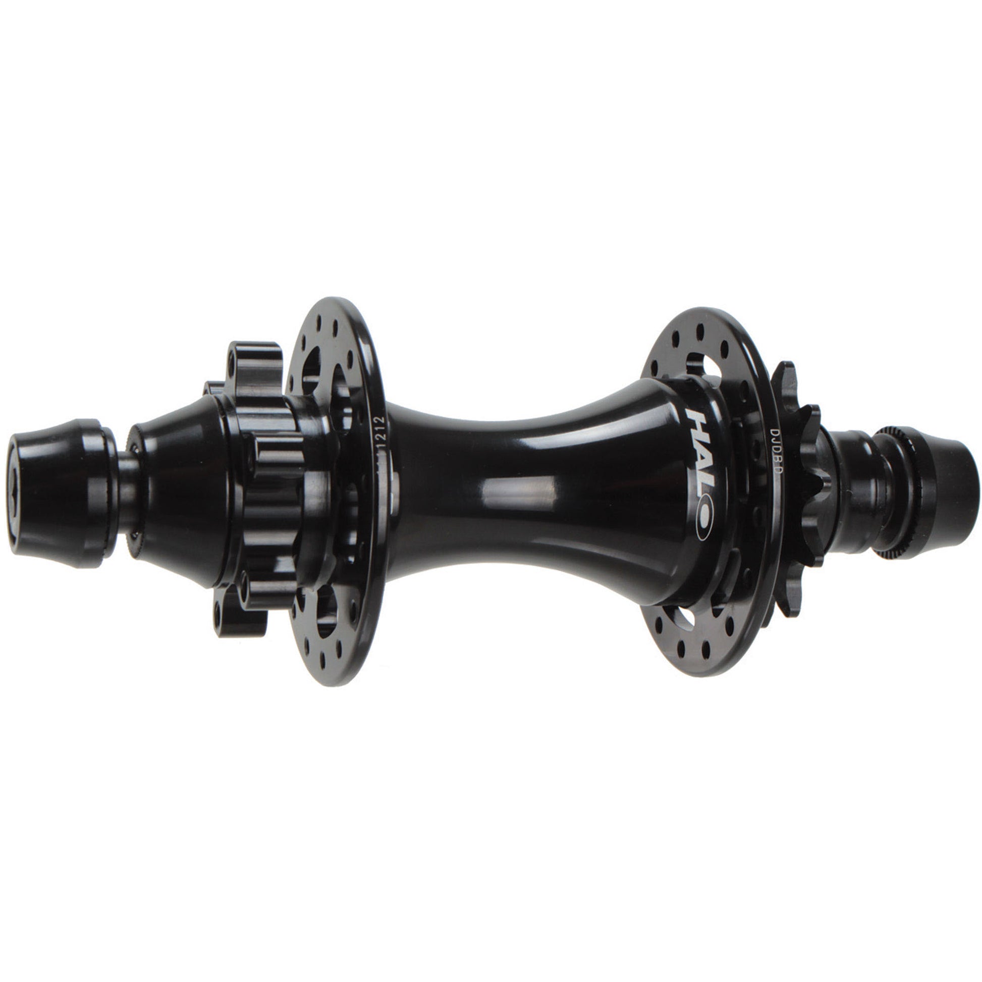 Hubs Halo Halo DJD-SupaDrive Rear Hub (10/14mm) 32h Black Black