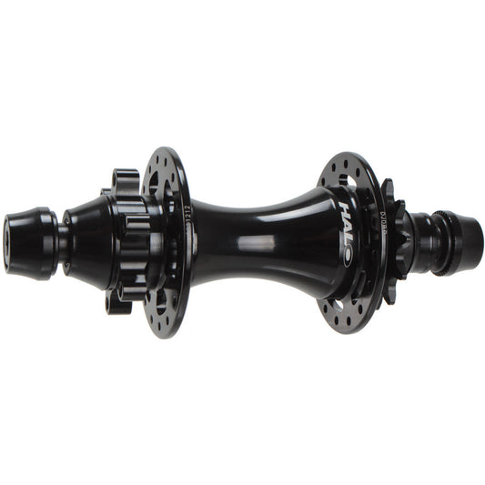 Hubs Halo Halo DJD-SupaDrive Rear Hub (10/14mm) 32h Black Black