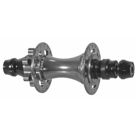 Hubs Halo Halo SupaDrive DJD Rear Hub (10/14mm) 32h TE Gray Dim Gray