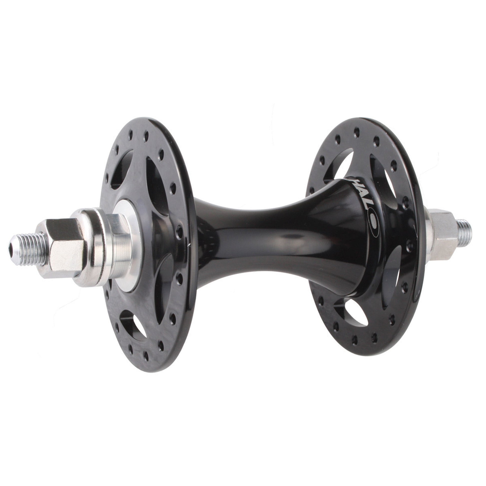 Hubs Halo Halo Track Front Hub 24h Black Dark Slate Gray
