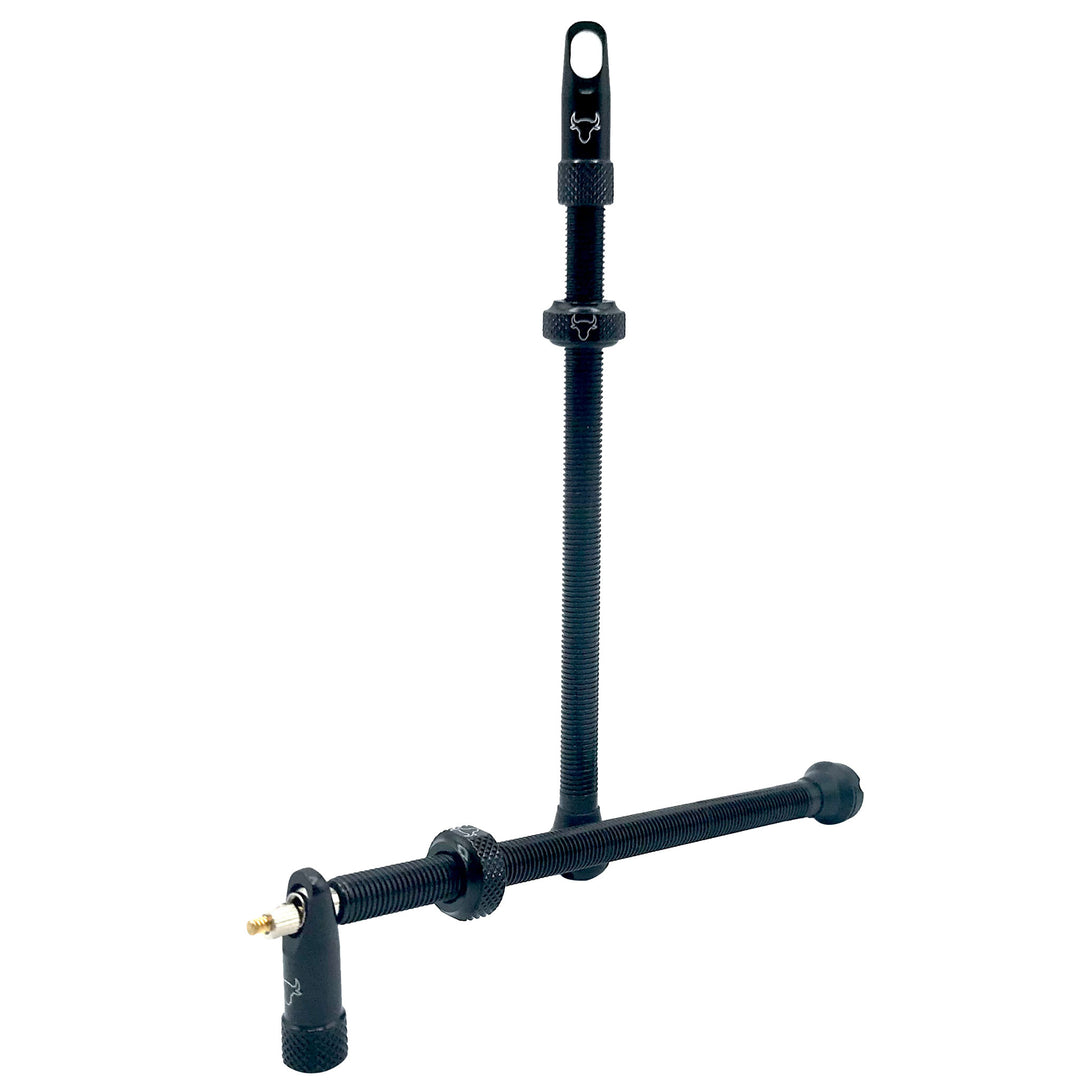 Tubeless Valves Hold Fast Cycling Hold Fast Cycling Tubeless Presta Valve Stem 105mm (Pair) - Black Dark Slate Gray