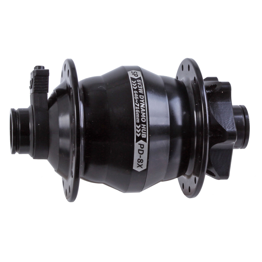 Dynamo & Generator Light Shutter Precision Shutter Precision PD-8X IS-Disc Front T-A Hub 15x110mm 28h - Black Dark Slate Gray