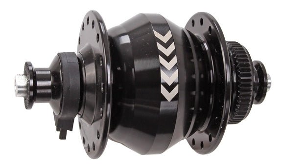 Dynamo & Generator Light Shutter Precision Shutter Precision PL-8 CL-Disc Front Q/R Hub 9x100mm 32h - Black Dark Slate Gray