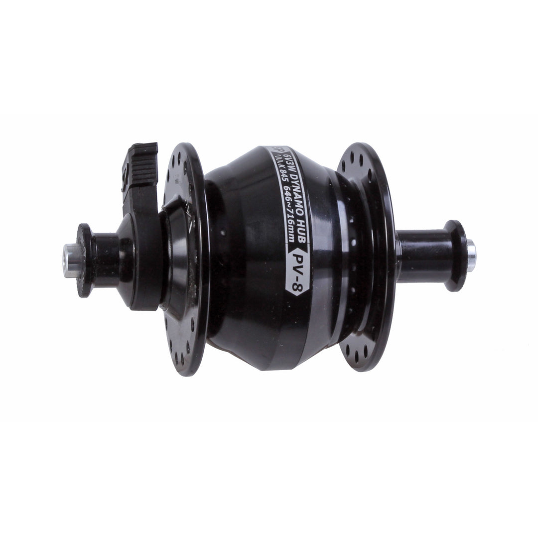 Dynamo & Generator Light Shutter Precision Shutter Precision PV-8 Front Q/R Hub 9x100mm 36h - Black Dark Slate Gray