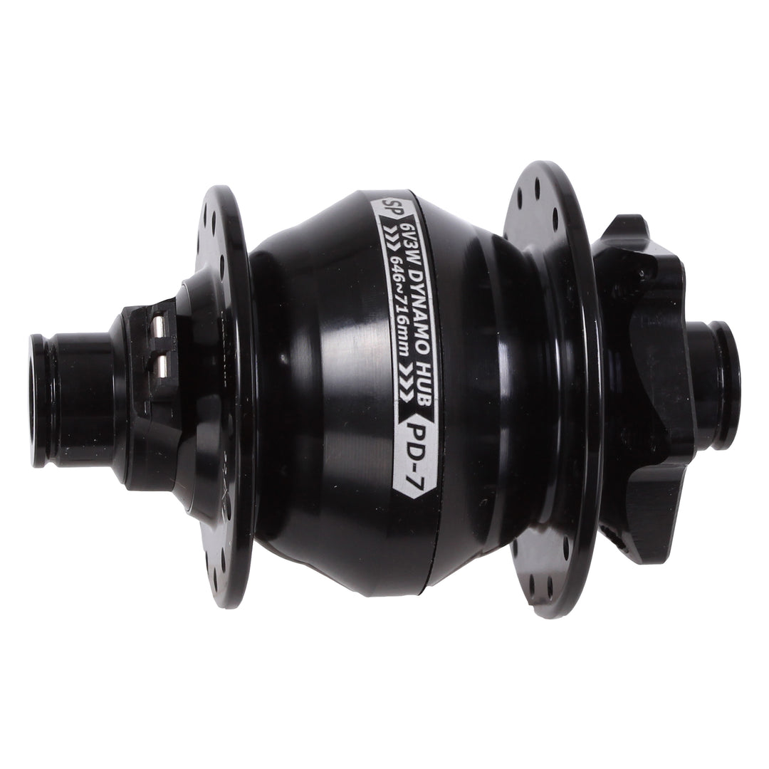 Dynamo & Generator Light Shutter Precision Shutter Precision PD-7 IS-Disc Front T-A Hub 12x100mm 32h - Black Black
