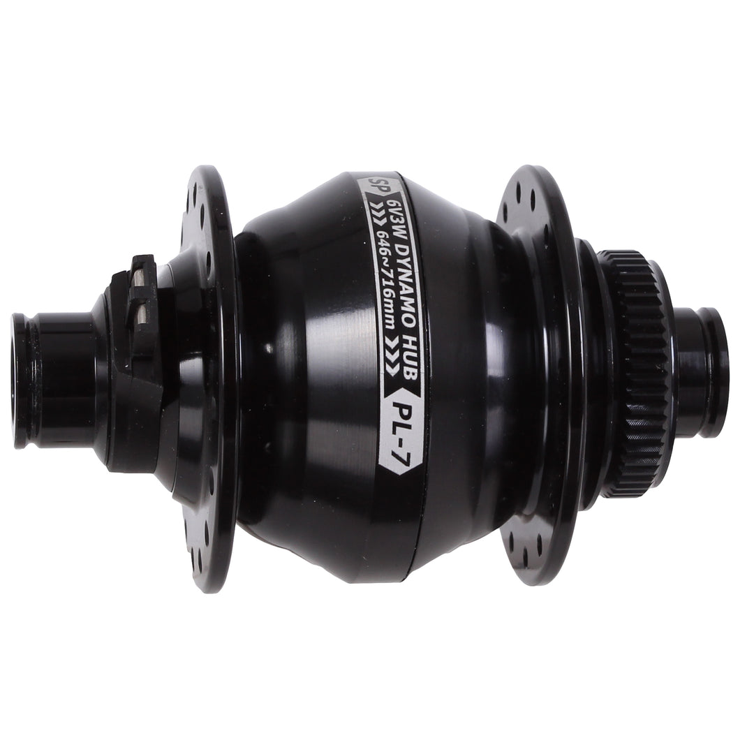Dynamo & Generator Light Shutter Precision Shutter Precision PL-7 CL-Disc Front T-A Hub 12x100mm 32h - Black Black