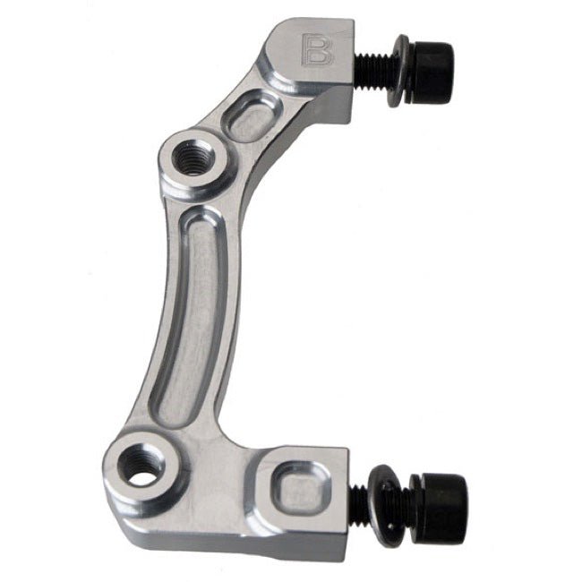Disc Brake Adapters & Bolts Hope Hope +40 74mm Caliper Adapter (PM) F-200/240mm Silver Gray