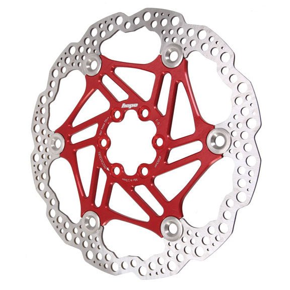Disc Rotor Hope Hope Floating Disc Brake Rotor - 200mm 6-Bolt Red Brown