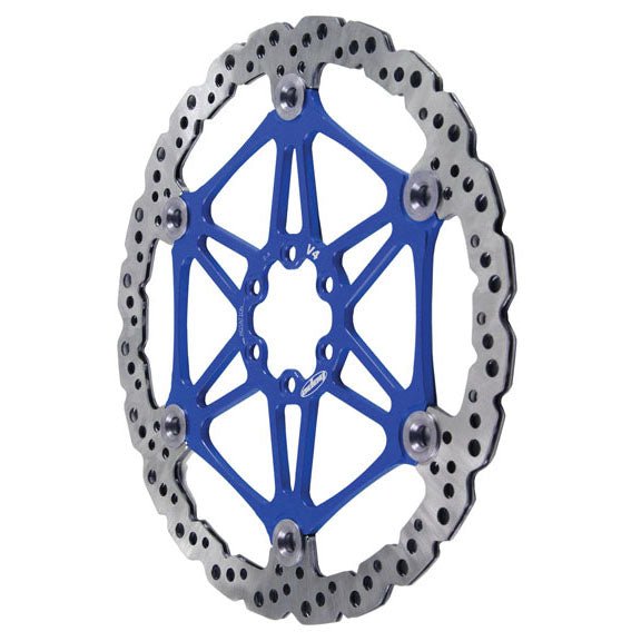 Disc Rotor Hope Hope Floating Disc Brake Rotor - 160mm 6-Bolt Blue Light Slate Gray