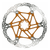 Disc Rotor Hope Hope Floating Disc Brake Rotor - 160mm 6-Bolt Orange Light Gray