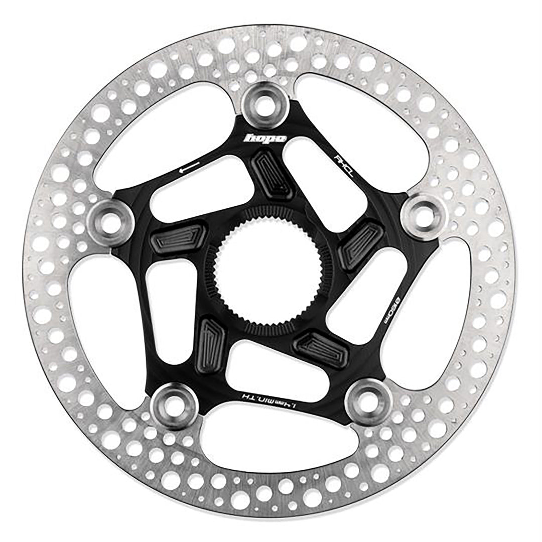 Disc Rotor Hope Hope RX Disc Rotor - 140mm Center-Lock Black Gray