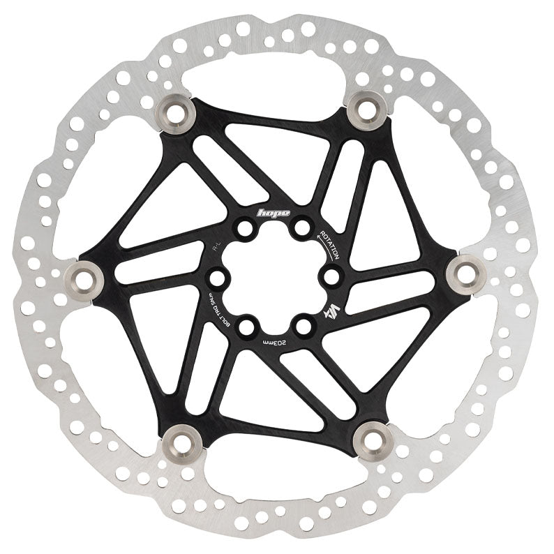 Disc Rotor Hope Hope V4 Vented Disc Rotor 6-Bolt Float/Wave 220mm Blk Dark Slate Gray