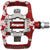 Pedals Hope Hope Union TC Pedals - Dual Sided Clipless with Platform 9/16" Red Saddle Brown