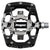 Pedals Hope Hope Union GC Pedals - Dual Sided Clipless with Platform 9/16" Black Light Gray