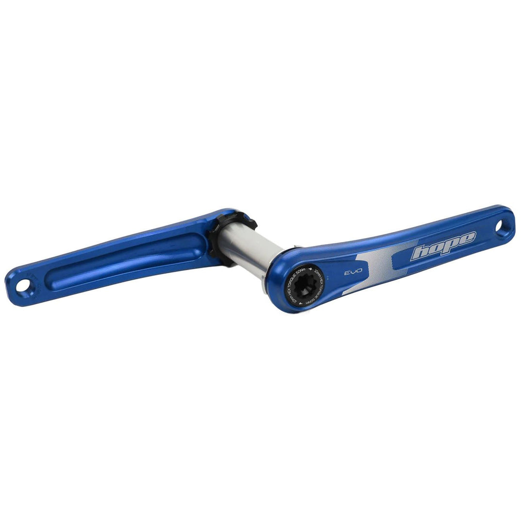 Cranksets and Arms Hope Hope Evo Crankset No Spider(68/73mm) 155mm Blue Dark Slate Blue