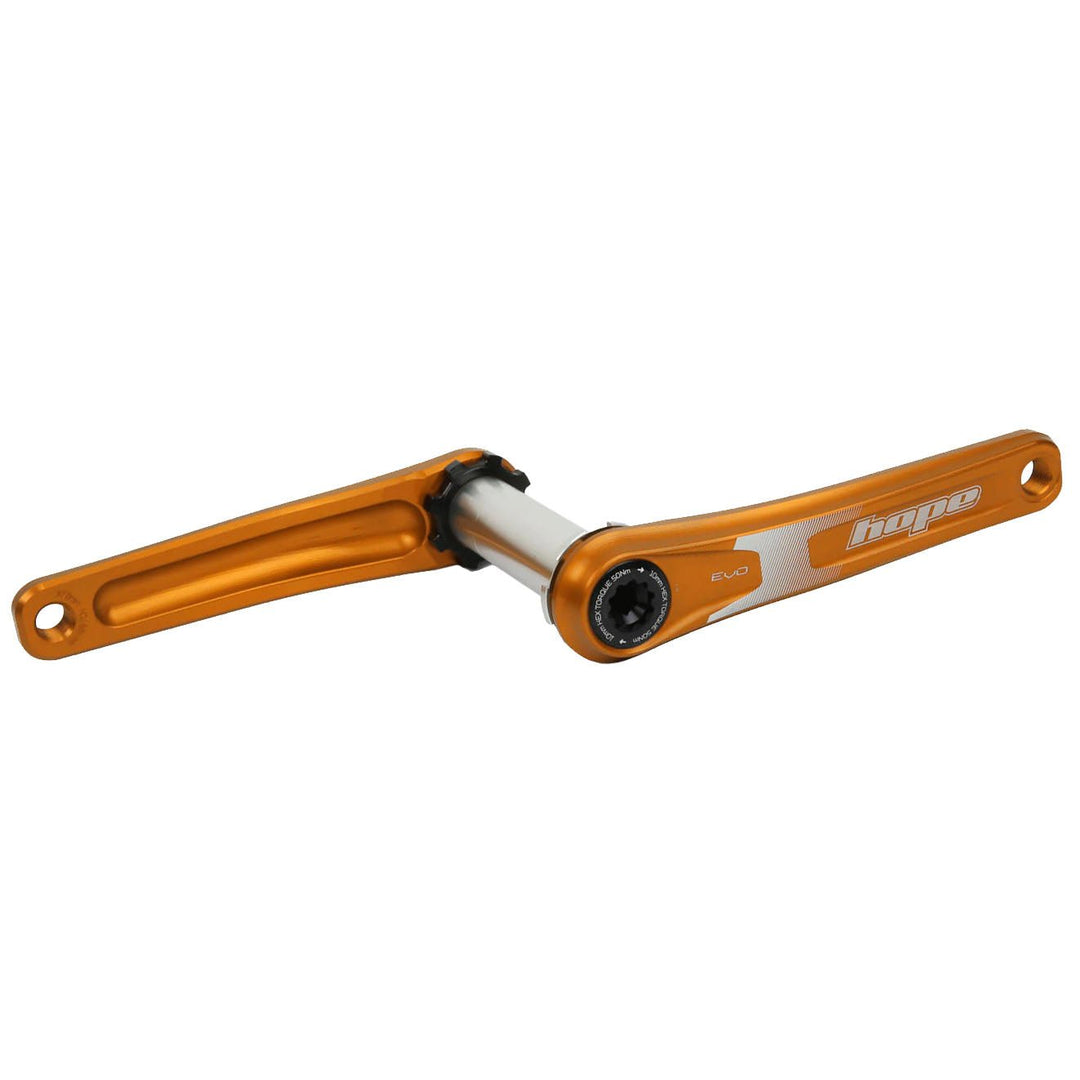 Cranksets and Arms Hope Hope Evo Crankset No Spider(68/73mm) 155mm Orange Sienna