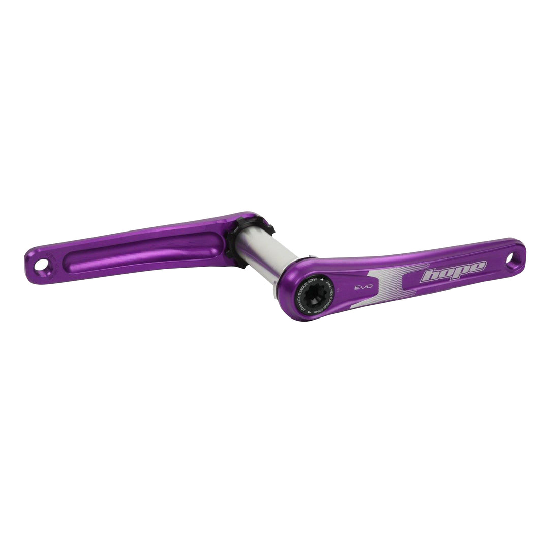 Cranksets and Arms Hope Hope Evo Crankset No Spider(68/73mm) 155mm Purple Dark Slate Blue