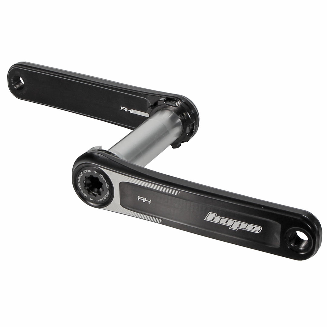 Cranksets and Arms Hope Hope RX Crankset - 172.5mm 30mm Spindle Hope Direct Mount Black Dark Slate Gray