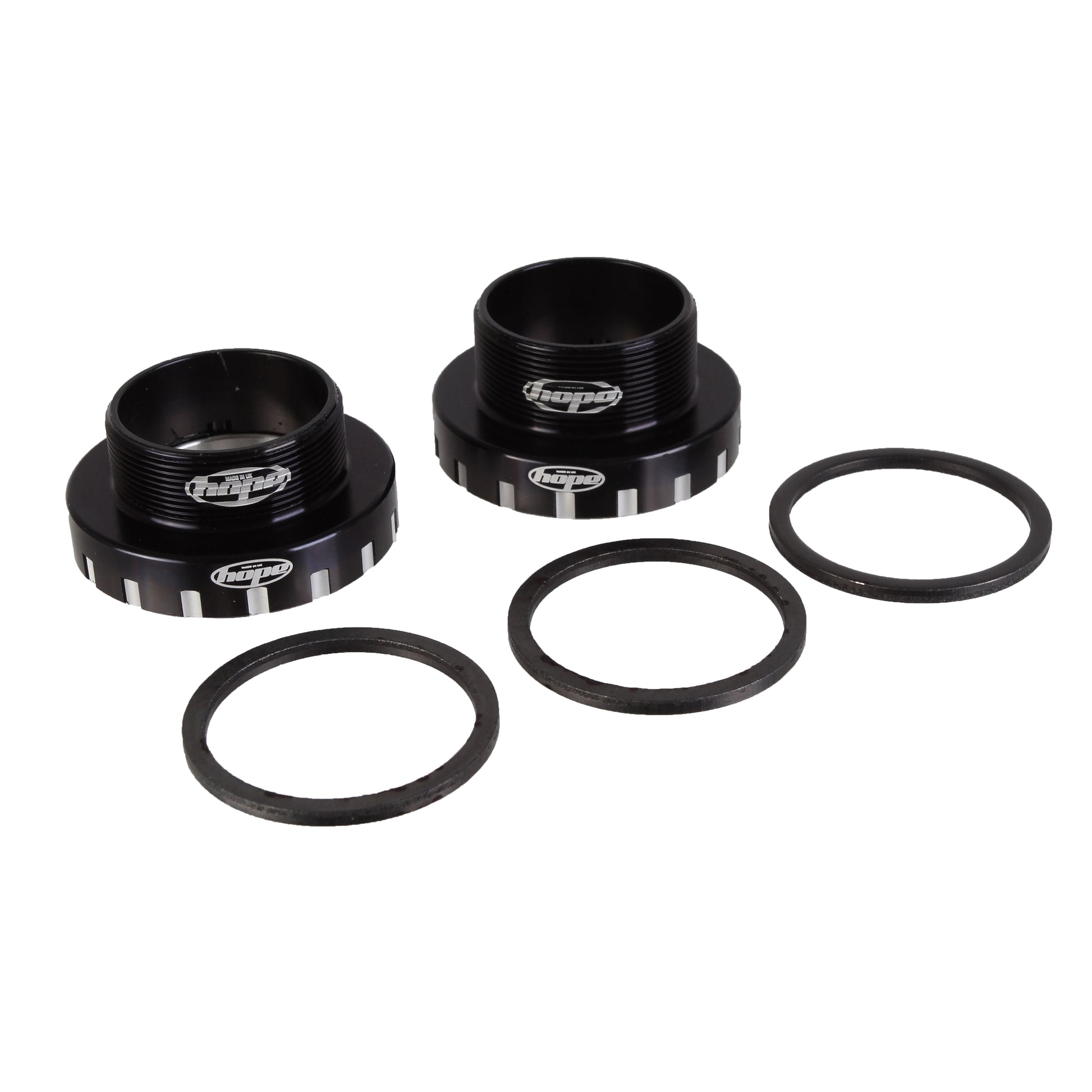 Bottom Brackets Hope Hope BSA30 Threaded Bottom Bracket - 68/73/83/100/120mm For 30mm Spindle Stainless BLK Black