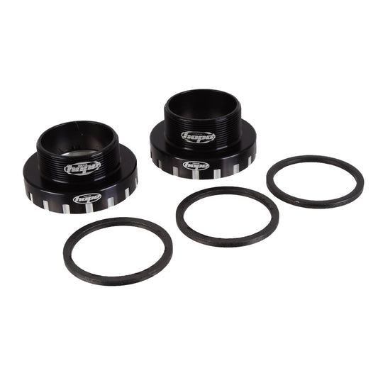 Bottom Brackets Hope Hope BSA30 Threaded Bottom Bracket - 68/73/83/100/120mm For 30mm Spindle Stainless BLK Black