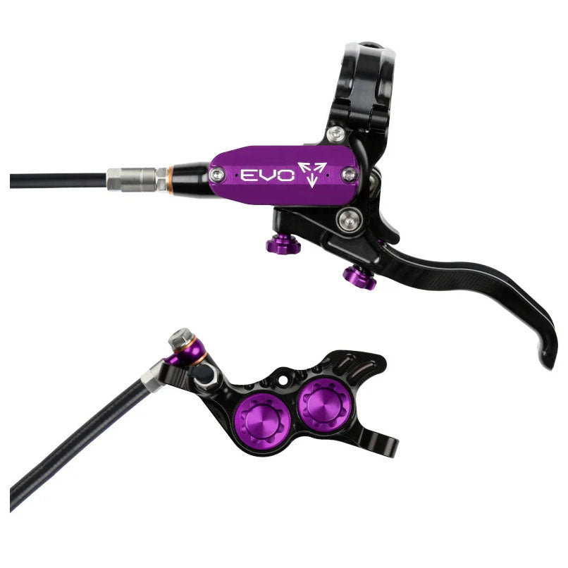 Hope Tech 4 Evo GR4 Disc Brake Right/Rear 74mm Blk/Prpl