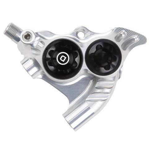 Disc Brake Calipers Hope Hope RX4+ Disc Brake Caliper - Flat Mount Rear +20mm DOT Type Silver Gray