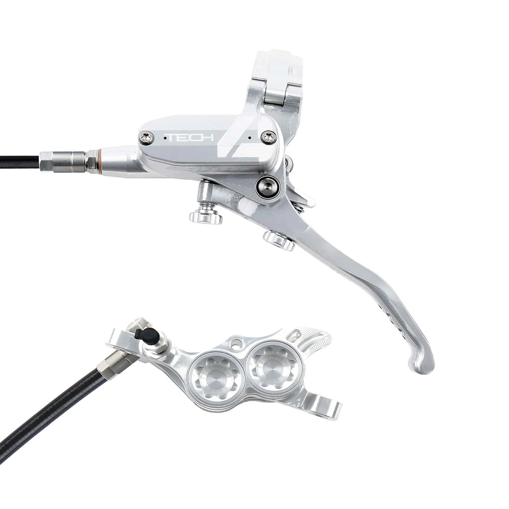 Hope Tech 4 E4 Disc Brake Left/Front 74mm Sil/Sil  